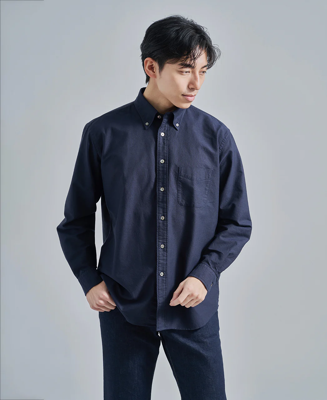 Casual Button Down Oxford Solid - Image 23