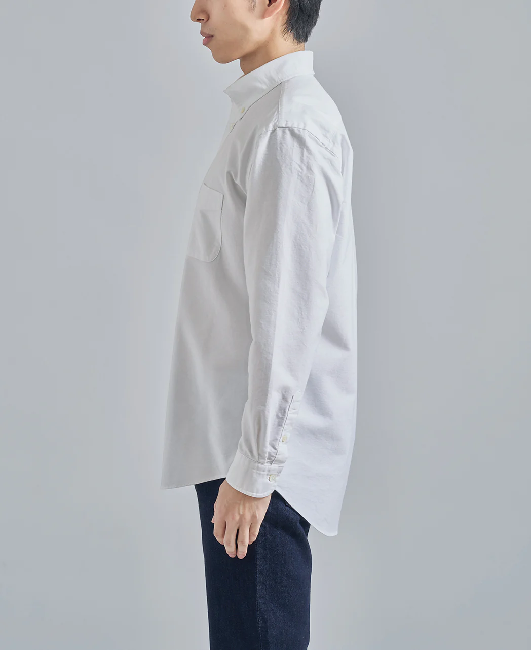 Casual Button Down Oxford Solid - Image 3
