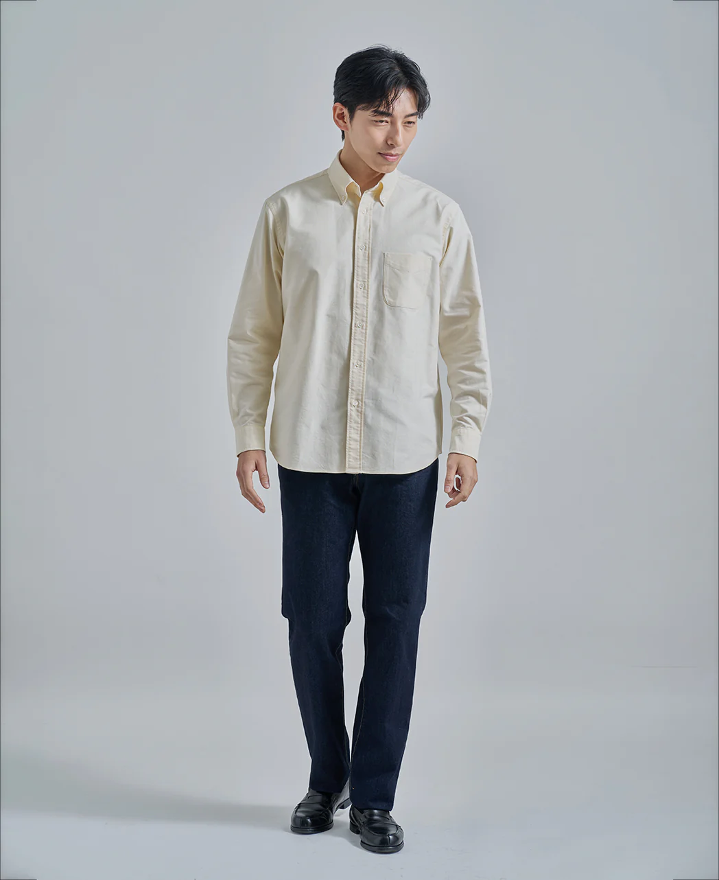 Casual Button Down Oxford Solid - Image 36