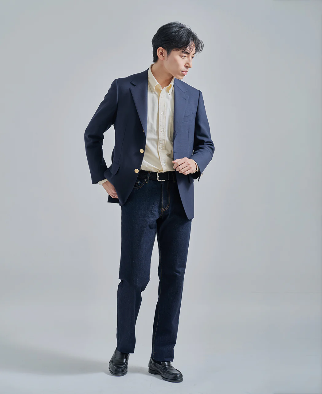Casual Button Down Oxford Solid - Image 37