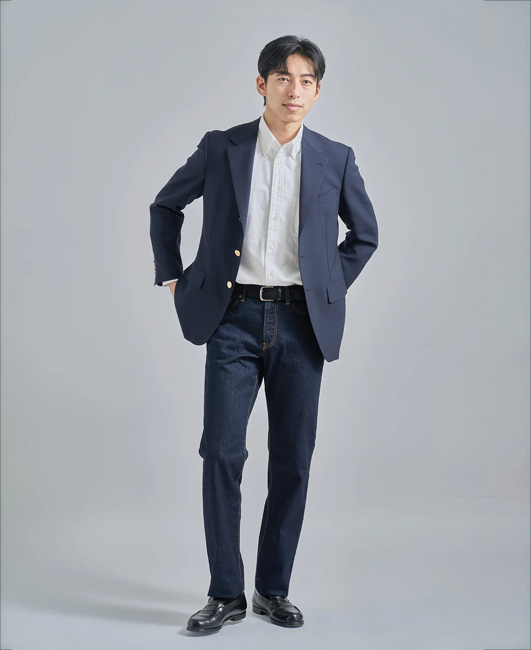 Casual Button Down Oxford Solid - Image 6