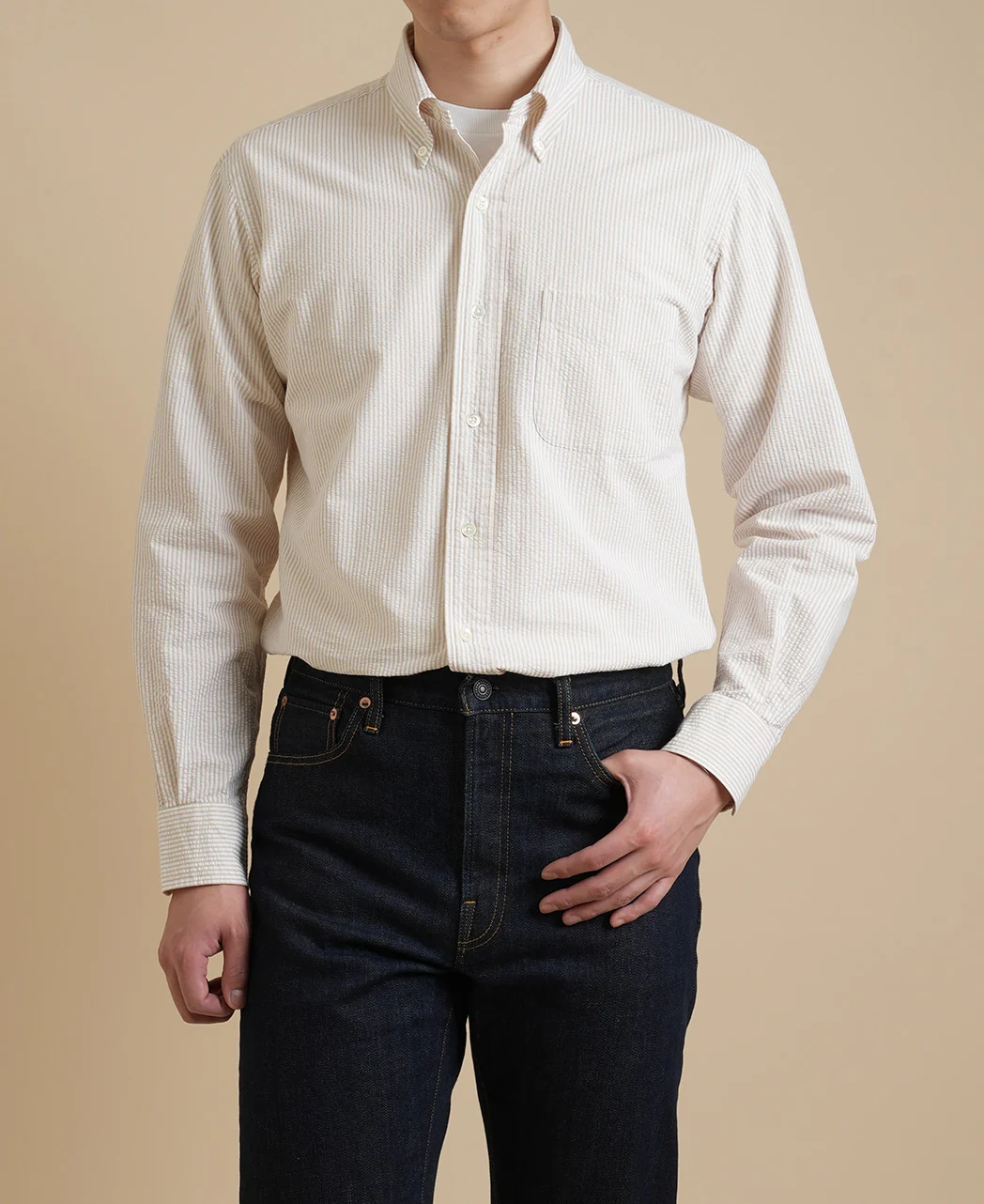 VINTAGE IVY BUTTON-DOWN SEERSUCKER STRIPE - Image 14