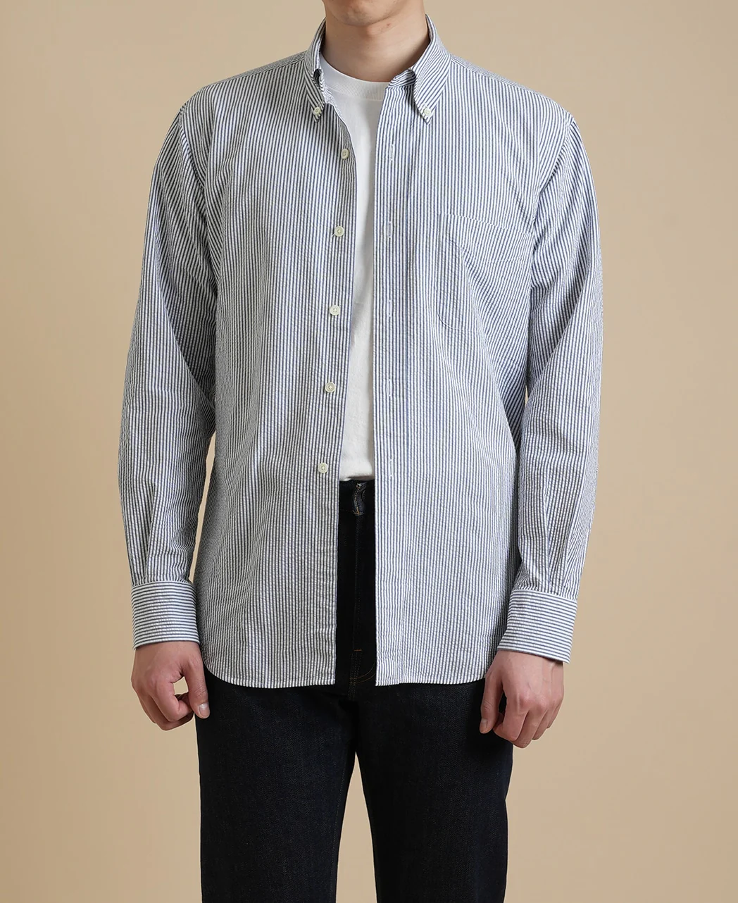 VINTAGE IVY BUTTON-DOWN SEERSUCKER STRIPE - Image 9