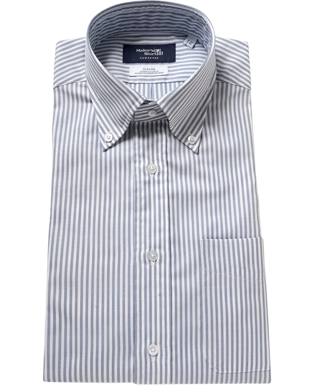 TOKYO SLIM FIT - Button Down Giza 96 Pinpoint Oxford