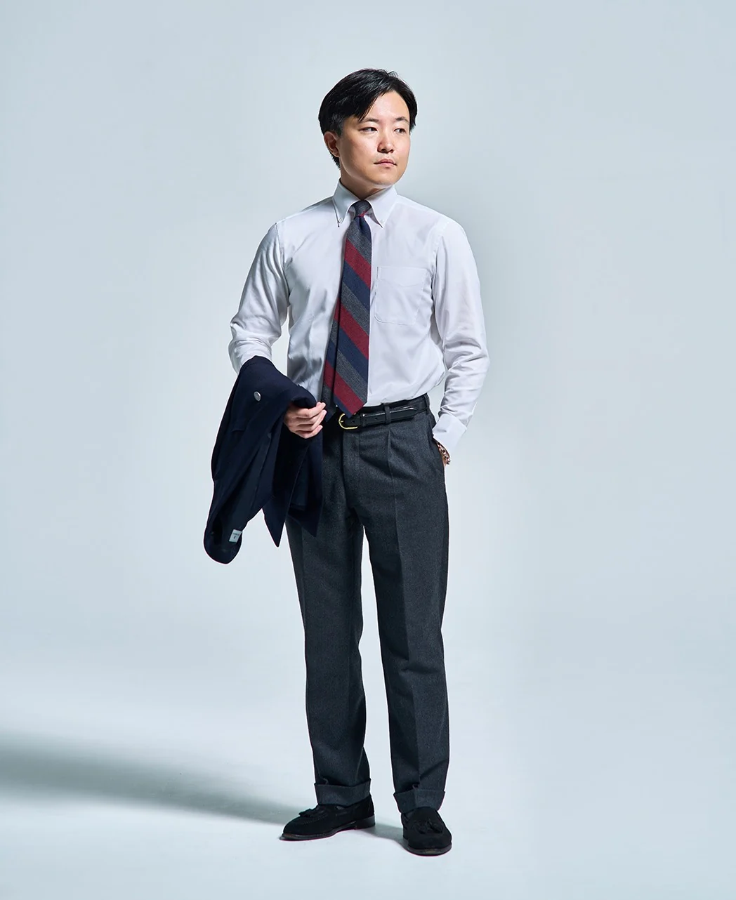TOKYO SLIM FIT - Button Down Giza 96 Pinpoint Oxford - Image 2