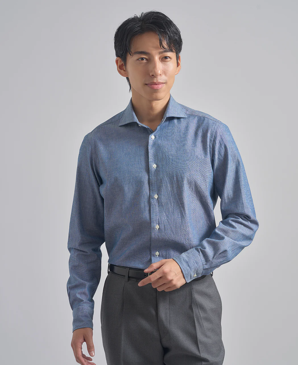 TOKYO SLIM FIT - Italian Spread Chambray - Image 2
