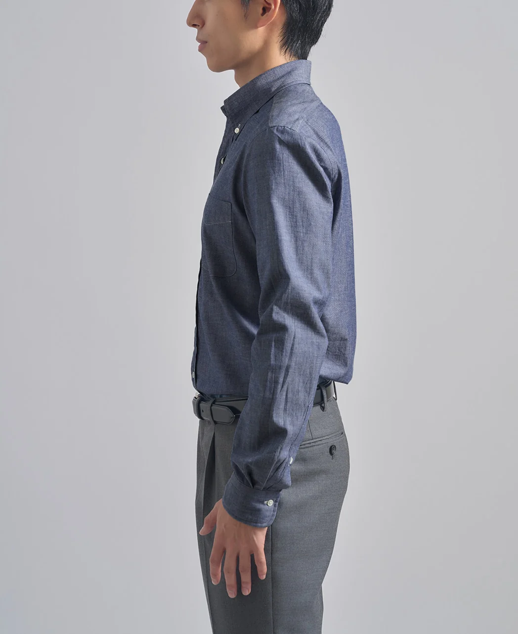 TOKYO SLIM FIT - SPORT Button Down Chambray - Image 3