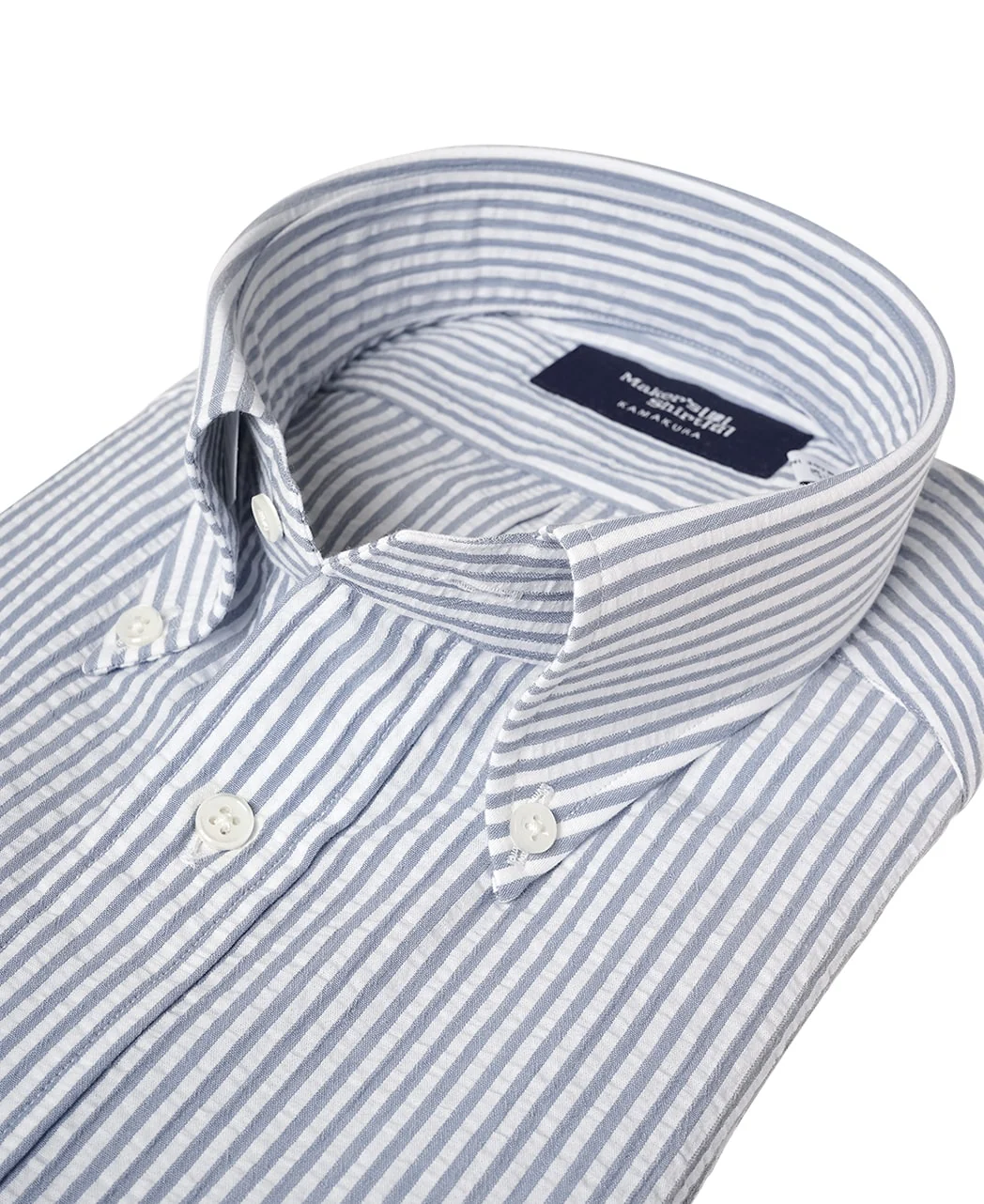 TOKYO SLIM FIT - Button Down  Ice Cotton Seersucker - Image 3