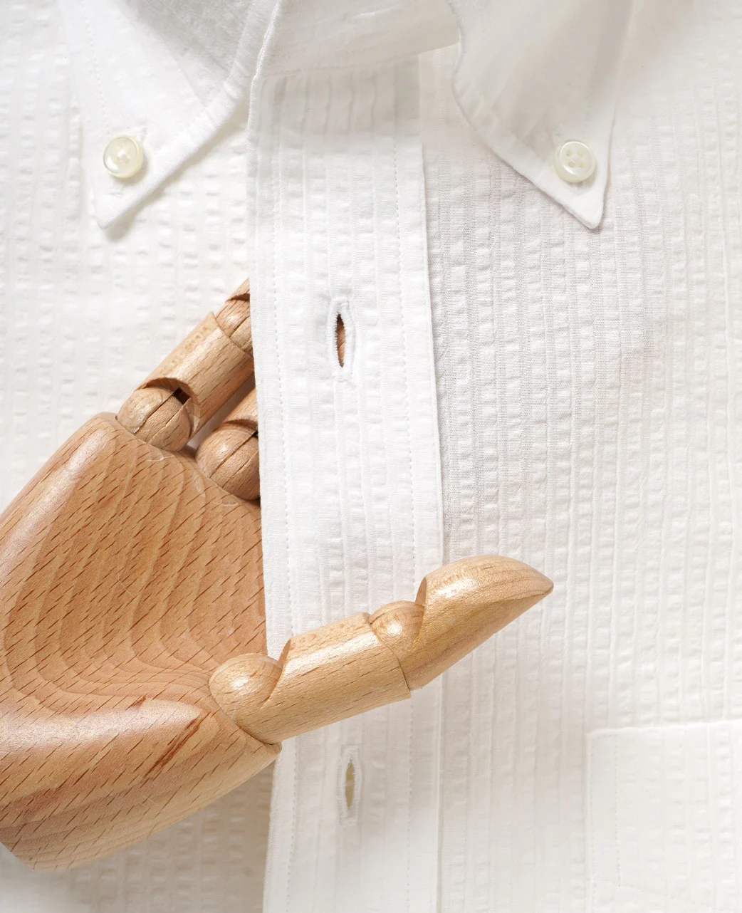 TOKYO SLIM FIT - Button Down  Ice Cotton Seersucker - Image 4
