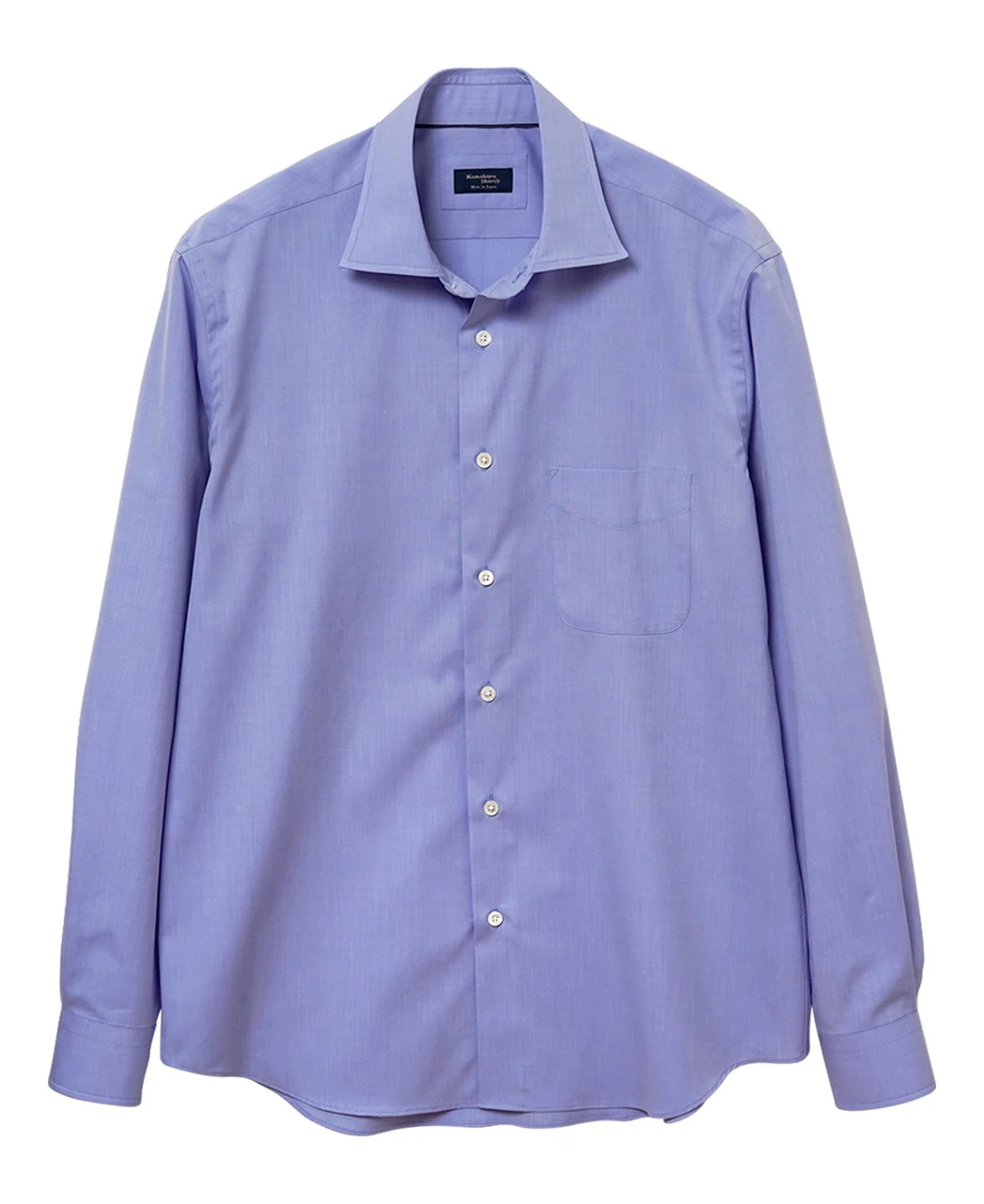 Casual Broadcloth Wide Collar Solid