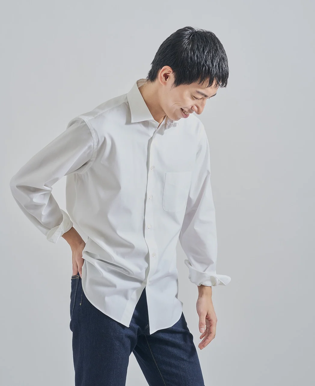 Casual Broadcloth Wide Collar Solid - Image 17
