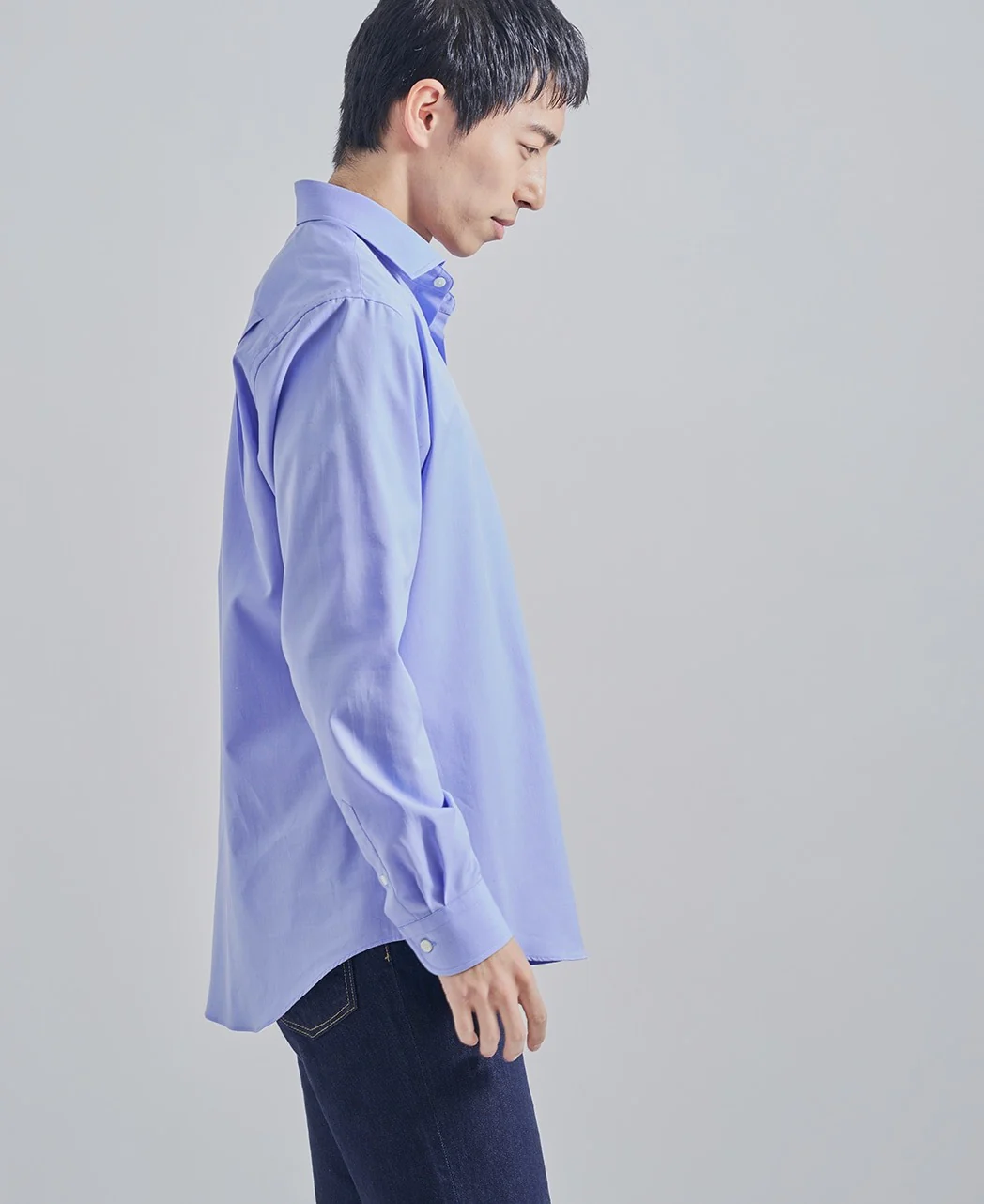 Casual Broadcloth Wide Collar Solid - Image 4
