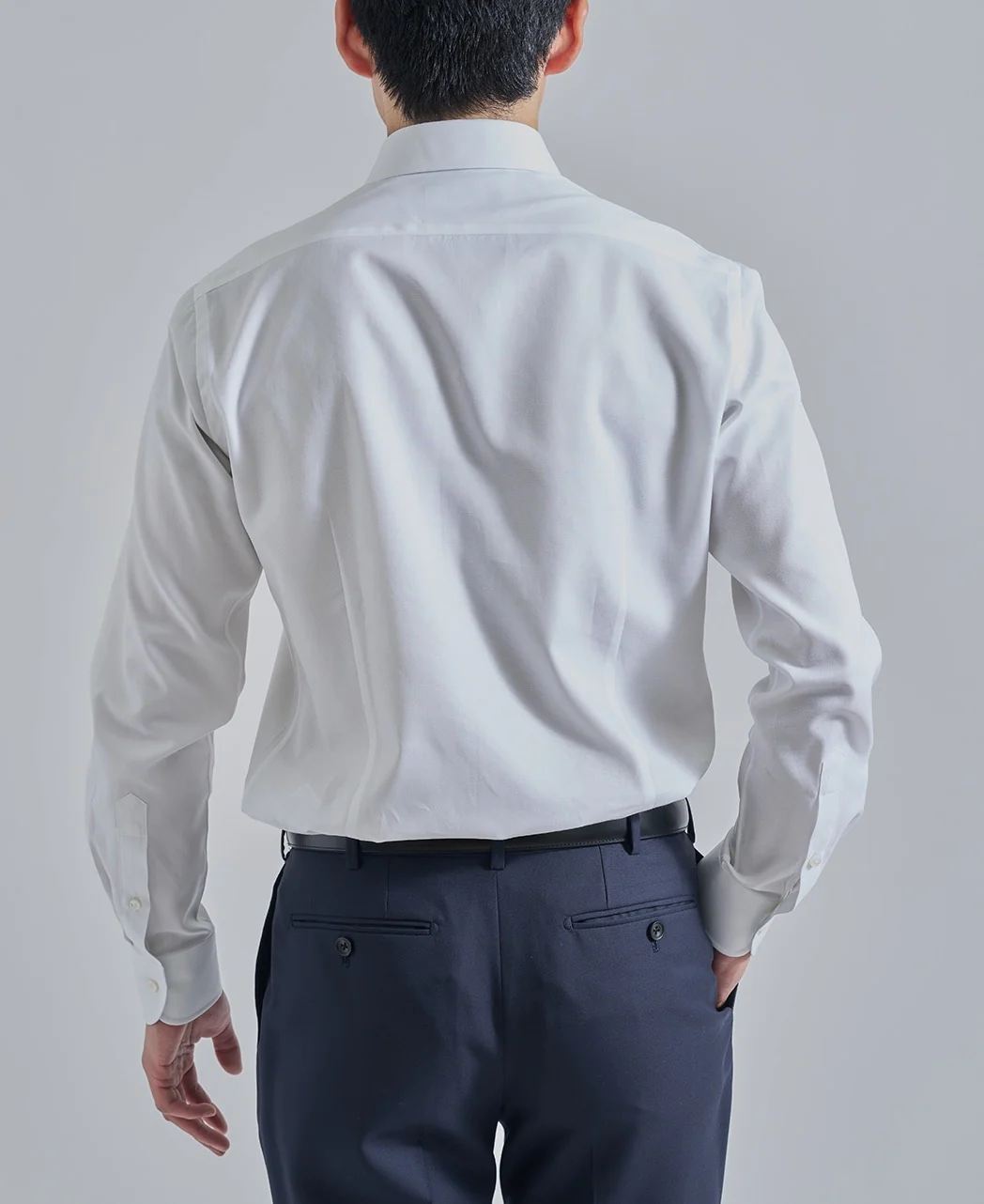 TOKYO SLIM FIT - Italian Spread Dobby CANCLINI - Image 4