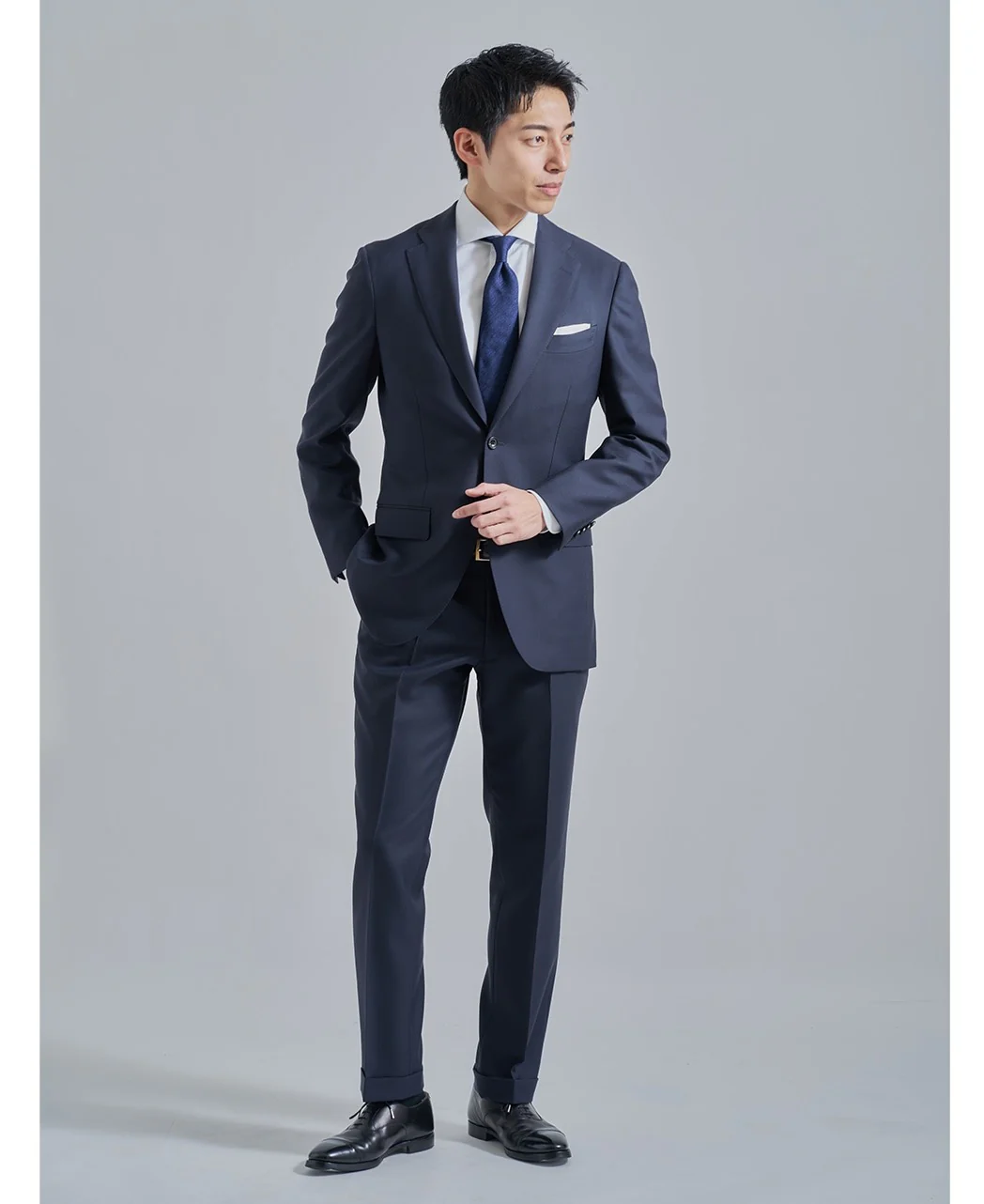 TOKYO SLIM FIT - Italian Spread Dobby CANCLINI - Image 5