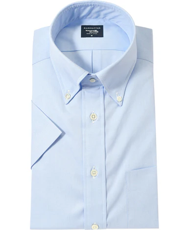Short Sleeve Shirt - Button Down Pinpoint Oxford - Image 3