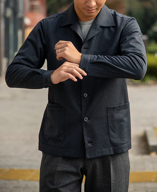 Wool Jersey Blouson - Image 5