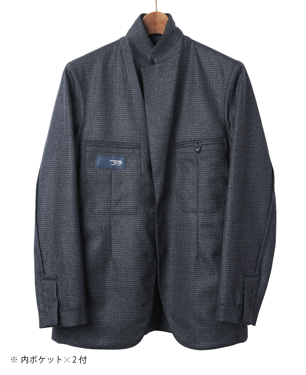 Light Weight Houndstooth Jacket - Image 3
