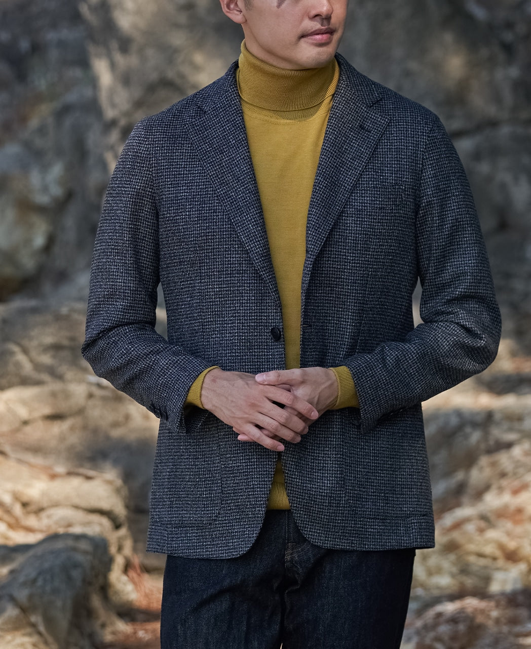 Light Weight Houndstooth Jacket - Image 7