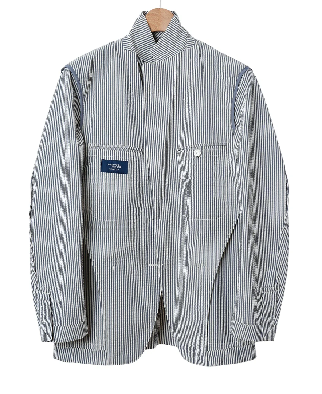 Lightweight Wool Seersucker Jacket - Image 4