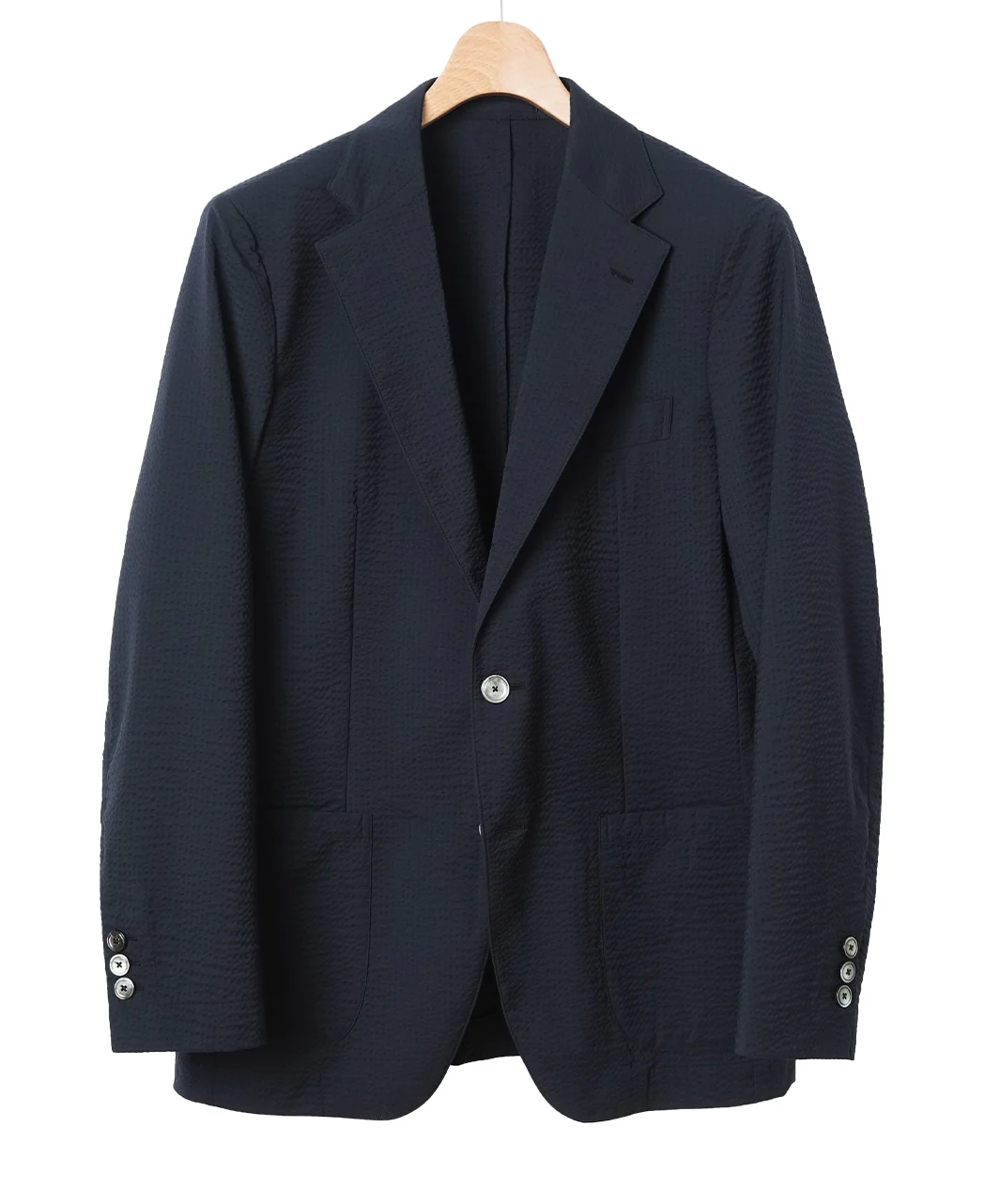 Lightweight Wool Seersucker Jacket - Image 8