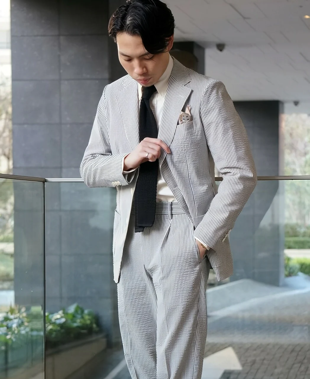 TECHWOOL Light Weight Jacket Seersucker - Image 16