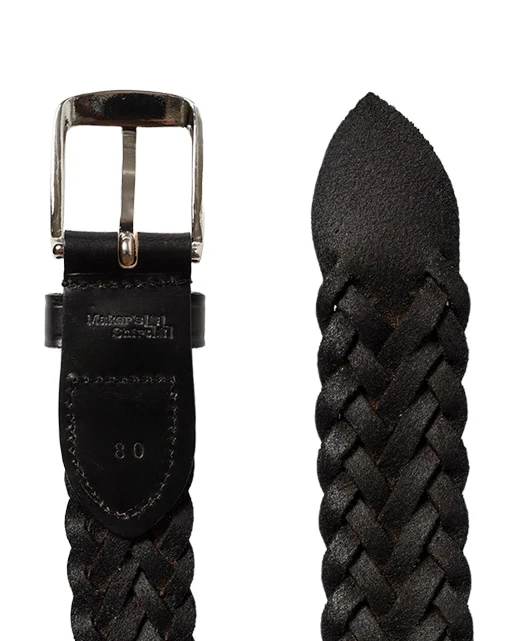 Leather Mesh Belt Chrome Excel - Image 3