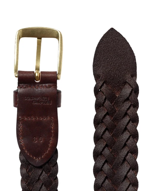 Leather Mesh Belt Chrome Excel - Image 6