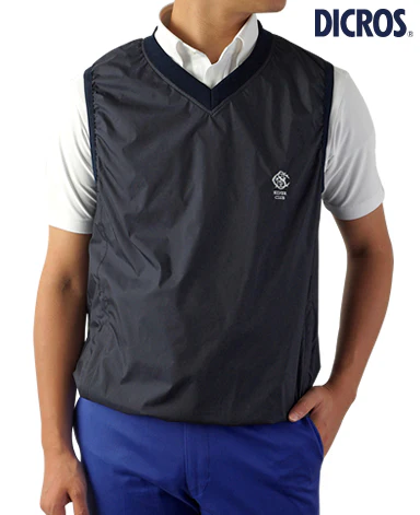 Silver Club Golf Wear Rain Vest - Image 6