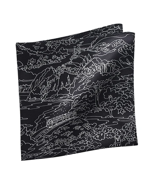Silk pocket square