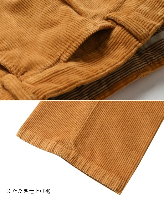 Corduroy  Pants Single Tuck - Image 4