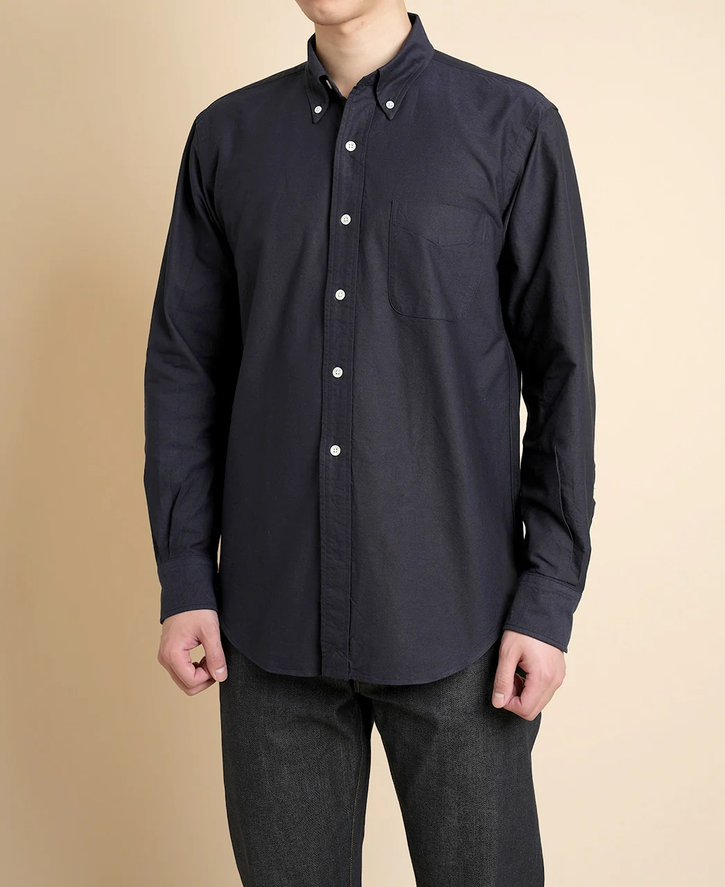 VINTAGE IVY - Button Down Navy Oxford - Image 3