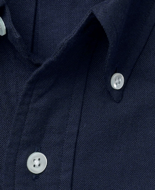 VINTAGE IVY - Button Down Navy Oxford - Image 6