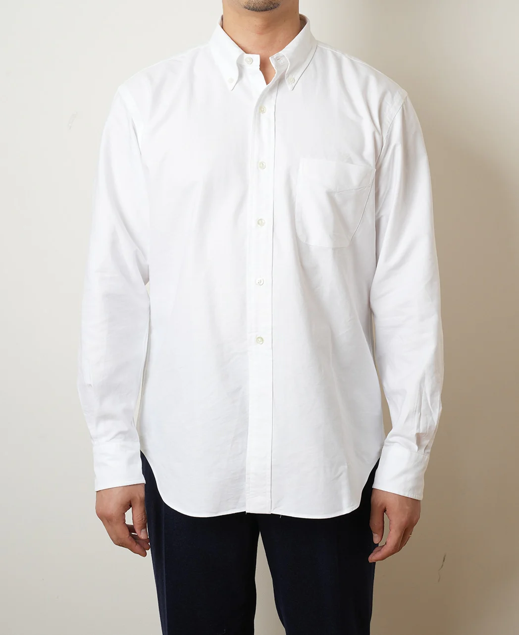 VINTAGE IVY - Button Down Ecru Oxford - Image 7