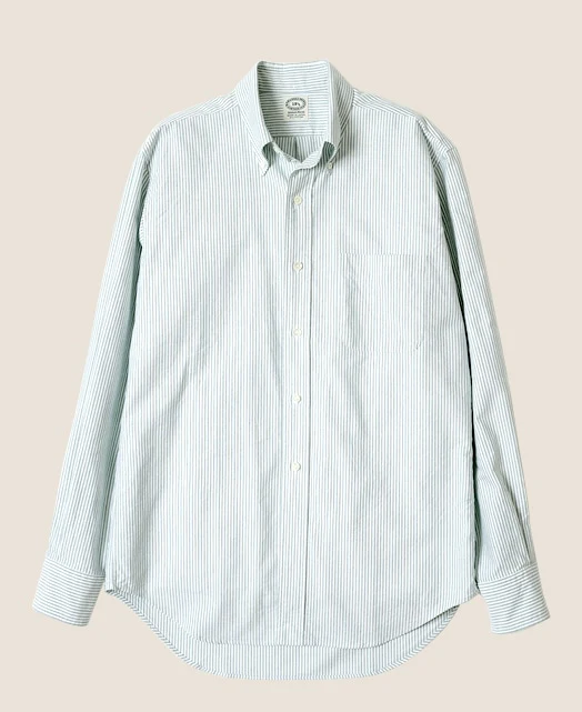 VINTAGE IVY  -  University Stripe Button Down Oxford - Image 14