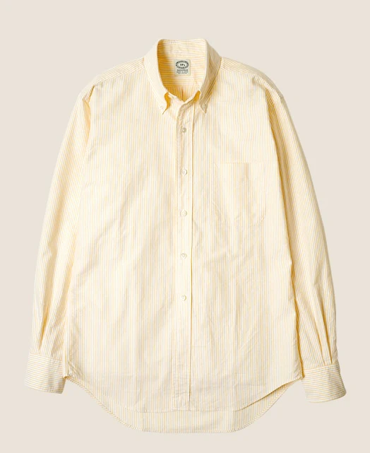 VINTAGE IVY  -  University Stripe Button Down Oxford - Image 7