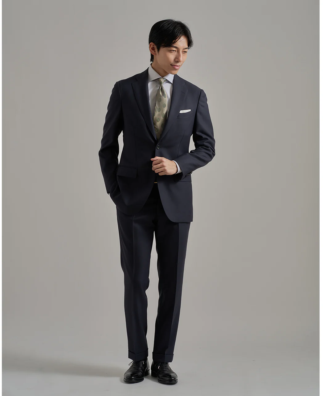 TOKYO SLIM FIT -  Italian Spread Twill SUVIN GOLD - Image 13
