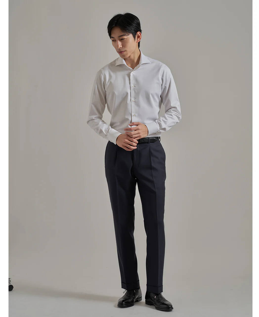 TOKYO SLIM FIT -  Italian Spread Twill SUVIN GOLD - Image 5
