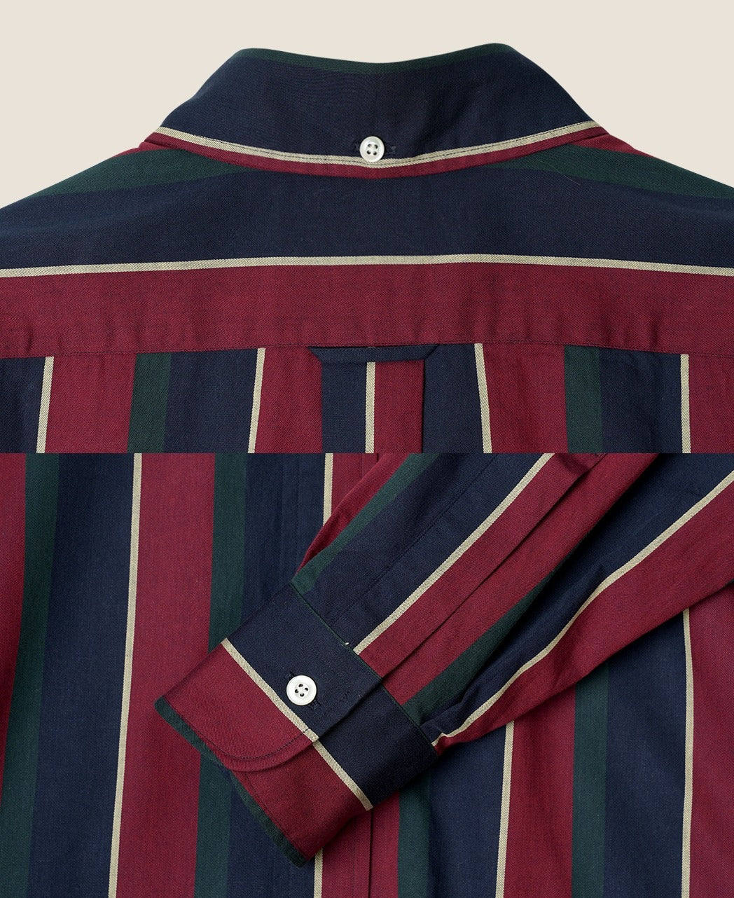 VINTAGE IVY REGIMENTAL STRIPE SHIRT - Image 5