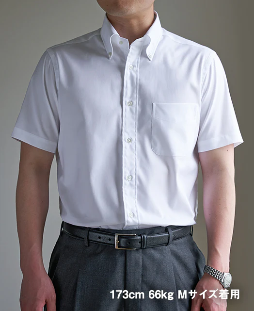 Short Sleeve Shirt - Cutaway Ice Cotton seersucker - Image 8