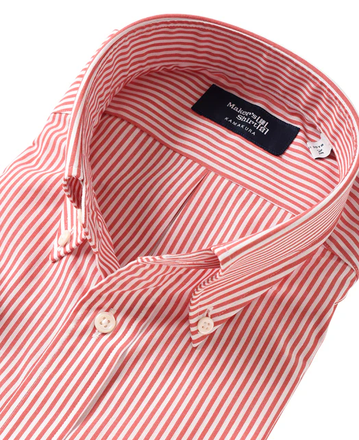 Short Sleeve Shirt -  Button Down Ice Cotton Dobby - Image 11