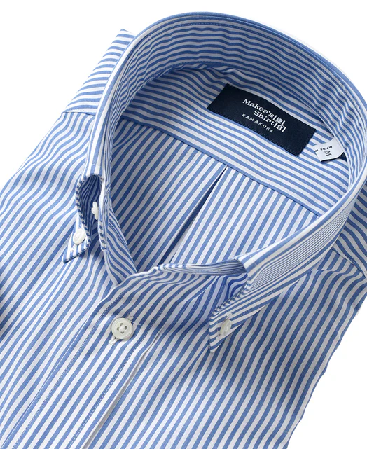 Short Sleeve Shirt -  Button Down Ice Cotton Dobby - Image 3