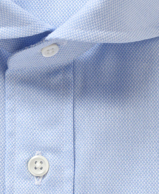 Short Sleeve Shirt -  Cutaway Ice Cotton Dobby - Image 4
