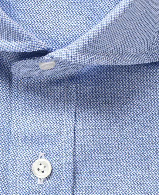 Short Sleeve Shirt -  Cutaway Ice Cotton Dobby - Image 6