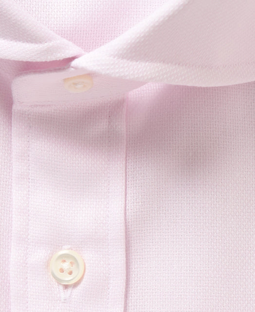 Short Sleeve Shirt -  Cutaway Ice Cotton Dobby - Image 8