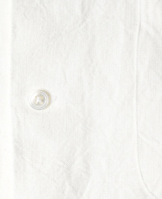 Shonan - Open-collar Extra-heavy Linen Shirt - Image 10