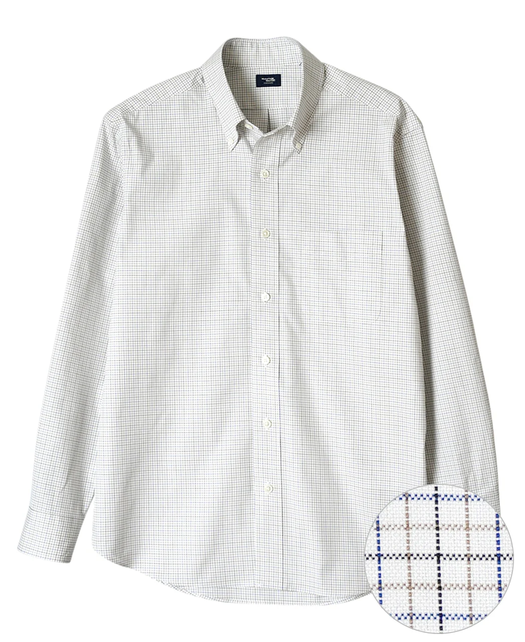 TOKYO FIT - Casual Button Down Pinpoint Oxford