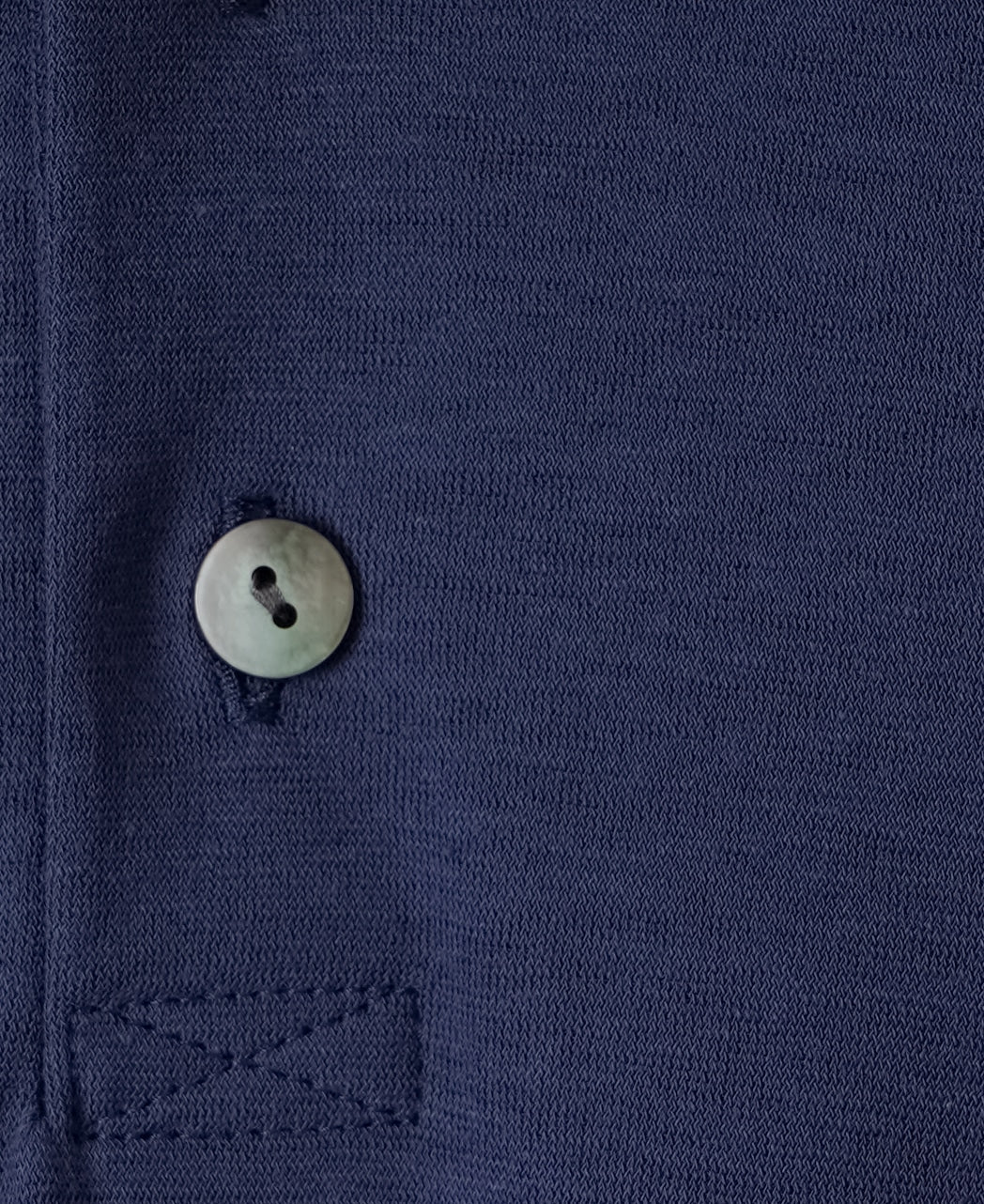 Long-sleeve high-twist cotton polo - Image 7
