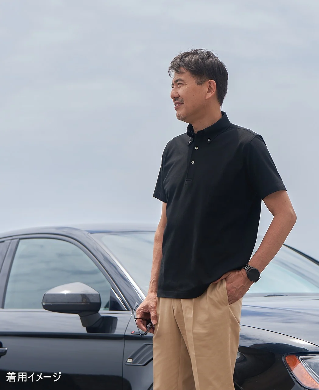 Business POLO SHIRT - Button Down Pique Jersey - Image 7