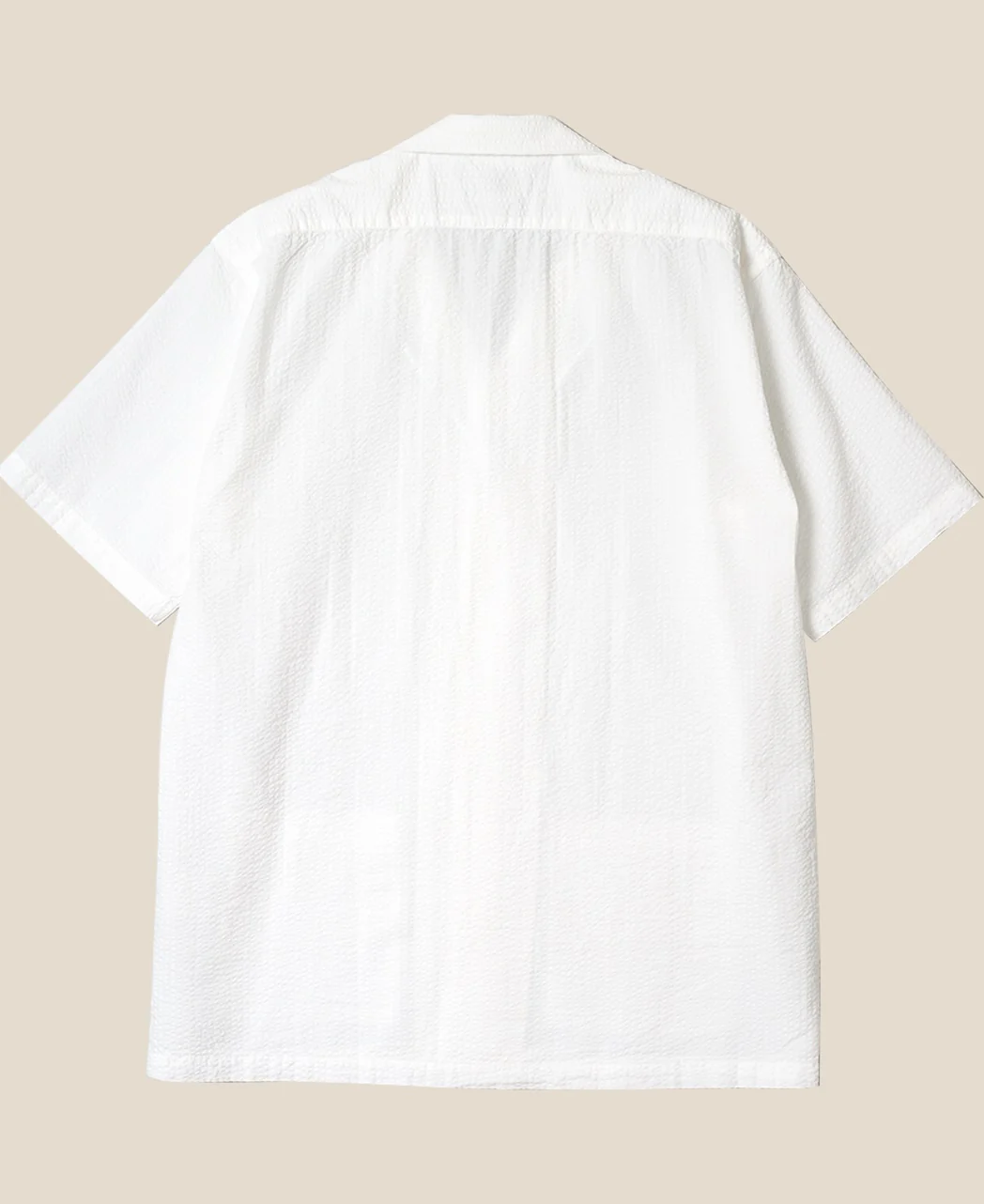 SHONAN BEACH SHIRT WHITE SEERSUCKER - Image 3