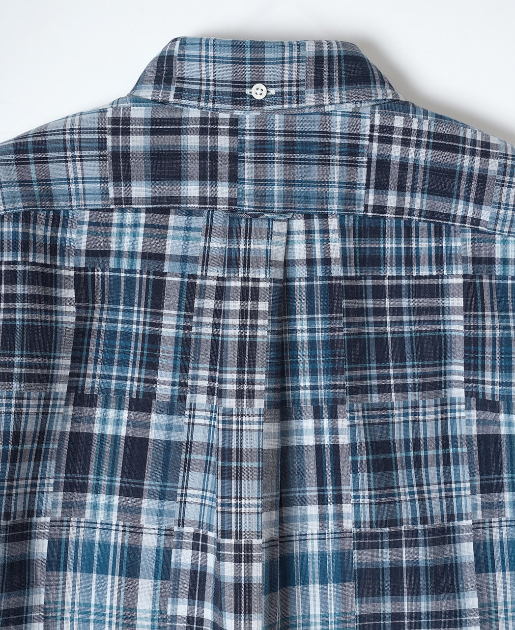 VINTAGE IVY BD POPOVER BLUE CRAZY MADRAS - Image 3
